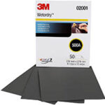 411Q 9" x 11" 500 Grit Wet/Dry Sandpaper – Precision Finishing Abrasive Sheet