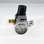Mini Gun Regulator with Pressure Gauge & Fittings – Compact Air Pressure Control