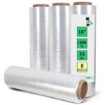 18" x 1000' Shrink Wrap Film – Heavy-Duty Clear Packaging Roll