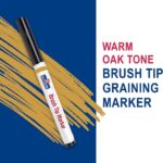 Warm Oak Tone Brush Tip Graining Marker – Precision Wood Grain Enhancer