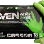 Med Derma-Vue Green Raven Nitrile Gloves – 7 Mil | Heavy-Duty, Powder-Free Protection