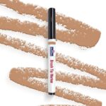 Warm Brown Walnut Tone Brush Tip – Precision Wood Finish Applicator