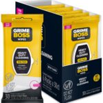 Grime Boss Hand Wipes Original 70 – Heavy-Duty Cleaning Wipes for Hands and Surfaces