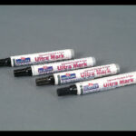 Ultra Mark Gray Assorted Marker Set – 12pc Industrial Permanent Markers