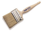 4" White China Bristle Urethane Brush – Natural Handle, for Oil-Based Finishes & Varnishes