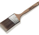 2-1/2" Cortez Red-Gold Nylon/Polyester Paint Brush – Angled Synthetic Brush for All Paint Types
