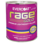 Rage Gold Premium Body Filler – Gallon Size for High-Performance Auto Body Repair