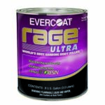 Rage Ultra Premium Body Filler – Gallon Size for Fast, Smooth Auto Body Repairs