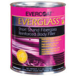 Everglass Short Strand Body Filler – Quart Size High-Strength Fiberglass Repair Compound
