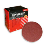 6-Inch 100C PSA Aluminum Oxide Sanding Disc – RedLine Series (Pressure-Sensitive Adhesive Backed)