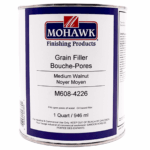 QT Medium Walnut Grain Filler Paste – Professional Wood Filler for Smooth, Seamless Walnut Finishes