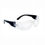 Safety Specs Black Frame with Clear Lenses – Durable Protective Eyewear