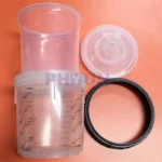 650ml (22oz) Hard Cup with Collar – Durable Disposable Paint Mixing Cup