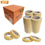 1.5" Tan Masking Tape – Multi-Surface Painter’s Tape (36 Rolls, Per Case)