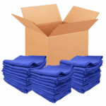 C-Huck Blue Cleaning Rags – 10LB Bulk Pack | Lint-Free, Reusable Towels