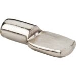 Bright Nickel 1/4" Spoon Shelf Support