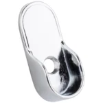 Chrome Knock-In Mounting Bracket for Oval Closet Rods(With Pins)