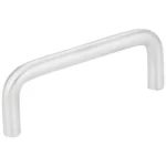 96 mm Center-to-Center Brushed Chrome  Cabinet Wire Pull