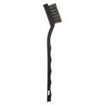 Stainless Steel Bristle Detail Brush - Nylon Handle