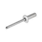 Aluminum Dome Blind Rivet and Mandrel - 1/8" Diameter x 5/8" Long