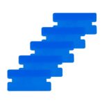 Plastic Razor Blades - 5pc per card