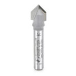 45700 Carbide Tipped V-Groove 90 Deg x 3/8 Dia x 3/16 x 1/4 Inch Shank