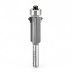 47160 Carbide Tipped Flush Trim V-Groove 5/8 Dia x 1 Inch x 1/4 Shank With Upper And Lower Ball Bearings