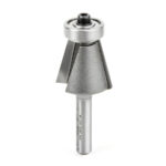 49408 Carbide Tipped Chamfer 15 Degree x 7/8 Dia x 3/4 x 1/4 Inch Shank