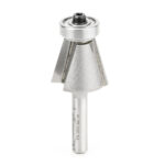 49409 Carbide Tipped Lansen Stainless Steel Edge Sinks 15 Deg Bevel x 7/8 Dia x 7/8 x 1/4 Inch Shank